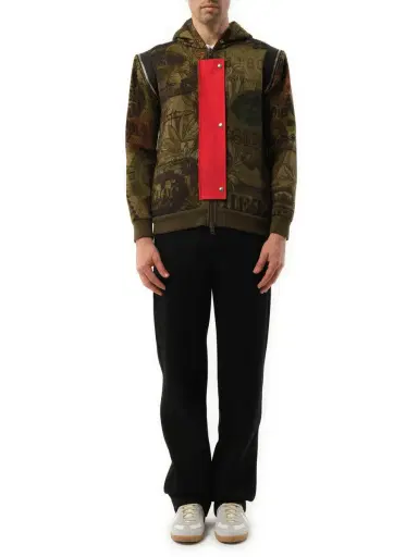 Givenchy Podium Dollar Hoodie in Khaki Green | Thumbnail 4 Givenchy Podium Dollar Hoodie in Khaki Green | Thumbnail 4