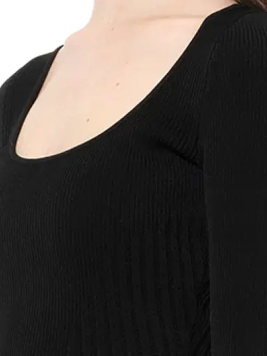 Alexander McQueen Scoop Pleated Knitwear | Thumbnail 2 Alexander McQueen Scoop Pleated Knitwear | Thumbnail 2