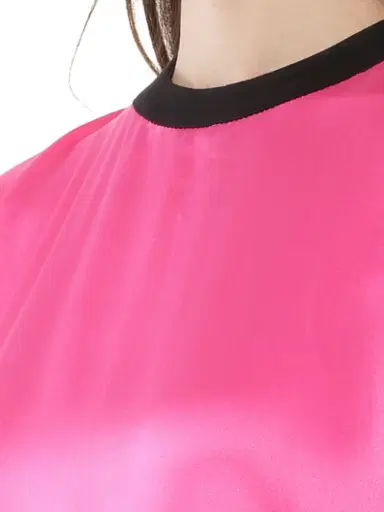 Givenchy Silk Dress in Fushia Pink | Thumbnail 3 Givenchy Silk Dress in Fushia Pink | Thumbnail 3