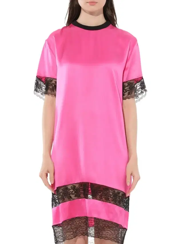 Givenchy Silk Dress in Fushia Pink