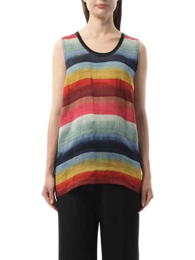 Tank Top in Multicolour Black