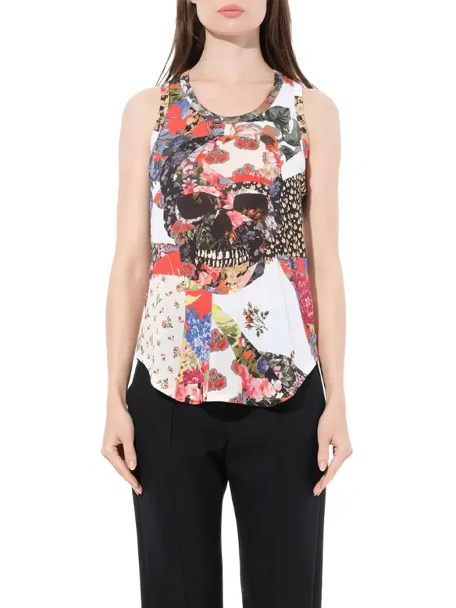 Alexander McQueen Maglietta Skull T-shirt in Multicolour