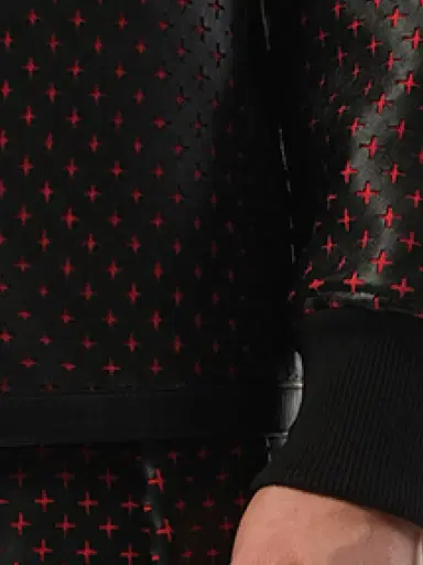Givenchy Leather Sweatshirt | Thumbnail 2