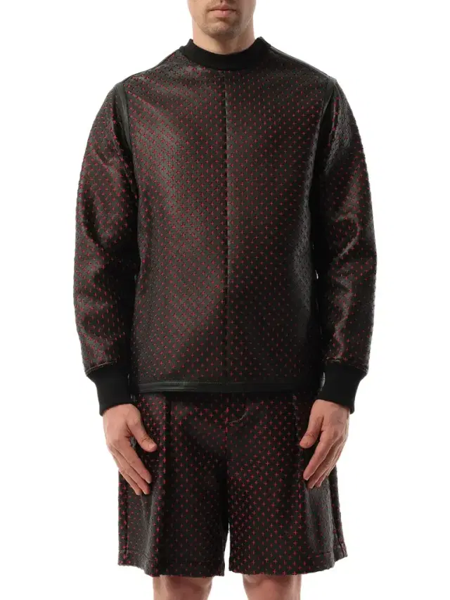 Givenchy Leather Sweatshirt