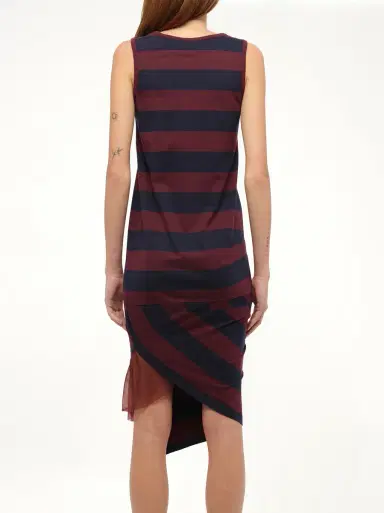 Loewe Stripe Jersey Dress in Navy/red | Thumbnail 6 Loewe Stripe Jersey Dress in Navy/red | Thumbnail 6