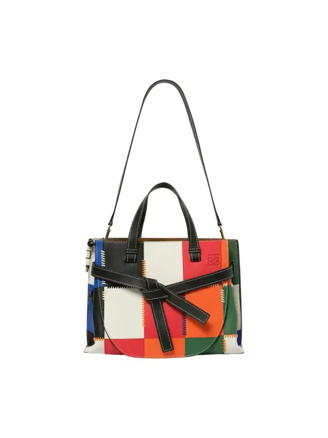 Loewe Gate Top Handle Patch M in Multicolour /