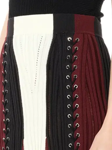 Alexander McQueen Laddered Mini Skirt | Thumbnail 2 Alexander McQueen Laddered Mini Skirt | Thumbnail 2