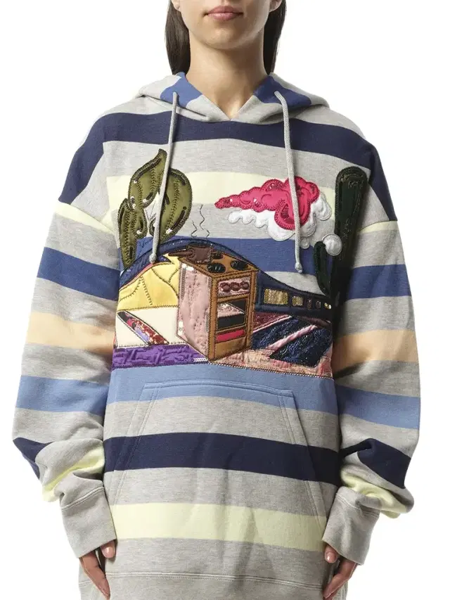 Marc Jacobs Long Sleeve Hooded Sweatshirt