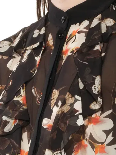 Givenchy Short Sleeve Shirt With Flower Print | Thumbnail 3 Givenchy Short Sleeve Shirt With Flower Print | Thumbnail 3