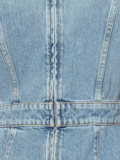 Alexander McQueen Abito Denim Dress | Thumbnail 2 Alexander McQueen Abito Denim Dress | Thumbnail 2