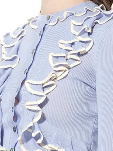 Alexander McQueen Ruffle Knit Cardigan | Thumbnail 2
