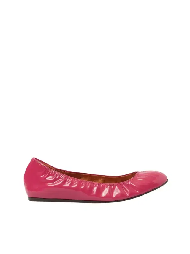 Lanvin Ballet Flat in Fushia Pink