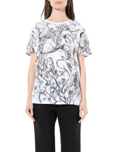 Alexander McQueen Unicorn Dreams T-shirt | Thumbnail 1