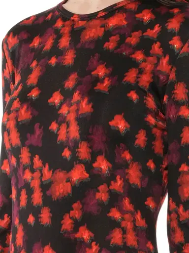 Givenchy Flower Print Dress Multicolor | Thumbnail 3 Givenchy Flower Print Dress Multicolor | Thumbnail 3