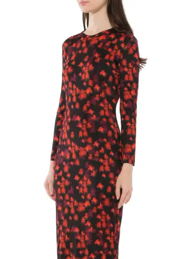Givenchy Flower Print Dress Multicolor | Thumbnail 5 Givenchy Flower Print Dress Multicolor | Thumbnail 5