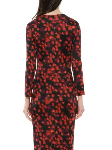 Givenchy Flower Print Dress Multicolor | Thumbnail 6 Givenchy Flower Print Dress Multicolor | Thumbnail 6