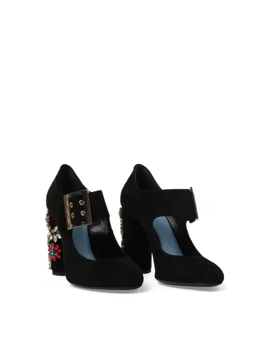Lanvin Emb Mary Jane Pump | Thumbnail 3 Lanvin Emb Mary Jane Pump | Thumbnail 3
