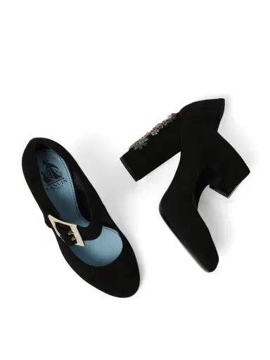 Lanvin Emb Mary Jane Pump | Thumbnail 4 Lanvin Emb Mary Jane Pump | Thumbnail 4