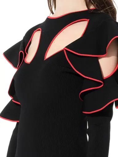 Alexander McQueen Long Sleeve Knit Dress | Thumbnail 2 Alexander McQueen Long Sleeve Knit Dress | Thumbnail 2