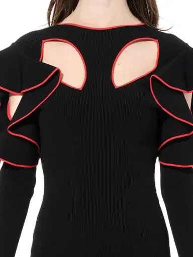 Alexander McQueen Long Sleeve Knit Dress | Thumbnail 3 Alexander McQueen Long Sleeve Knit Dress | Thumbnail 3