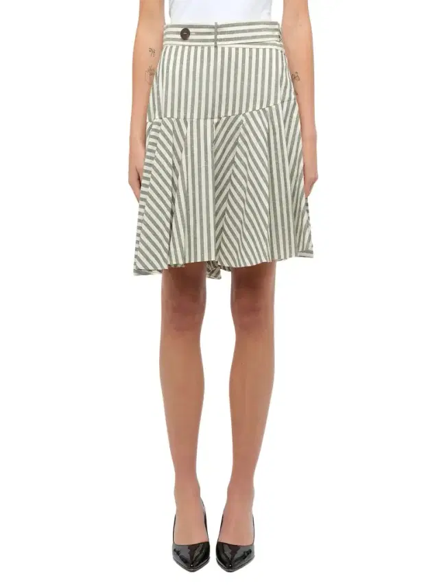 Loewe Stripe Skater Skirt