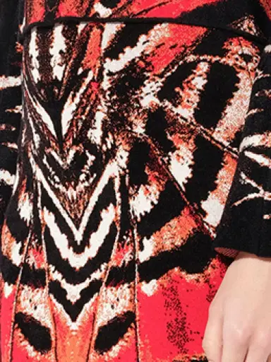 Alexander McQueen Butterfly Jacquard Skirt | Thumbnail 2