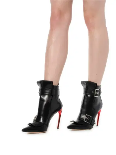 Alexander McQueen Low Boots in Black/red | Thumbnail 3 Alexander McQueen Low Boots in Black/red | Thumbnail 3