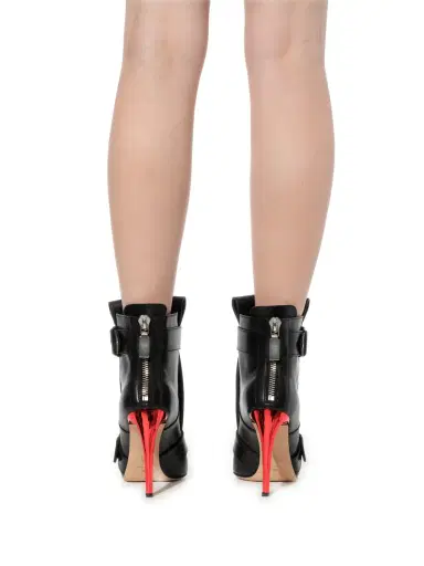 Alexander McQueen Low Boots in Black/red | Thumbnail 4 Alexander McQueen Low Boots in Black/red | Thumbnail 4