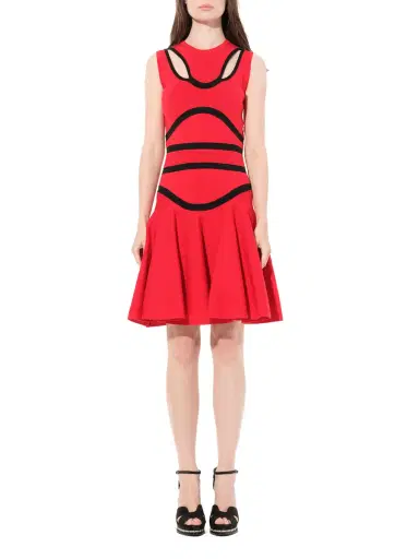 Alexander McQueen Sleeveless Mini Dress | Thumbnail 2 Alexander McQueen Sleeveless Mini Dress | Thumbnail 2