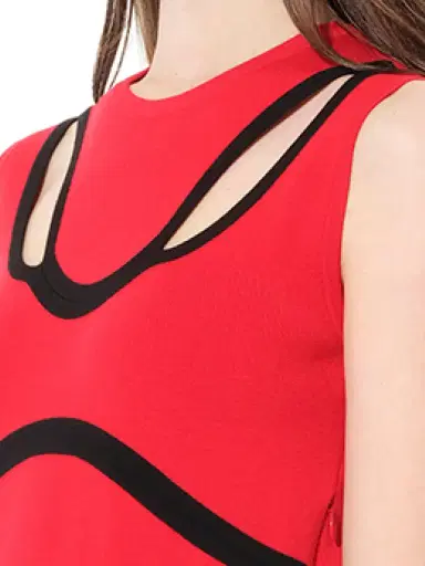 Alexander McQueen Sleeveless Mini Dress | Thumbnail 4 Alexander McQueen Sleeveless Mini Dress | Thumbnail 4