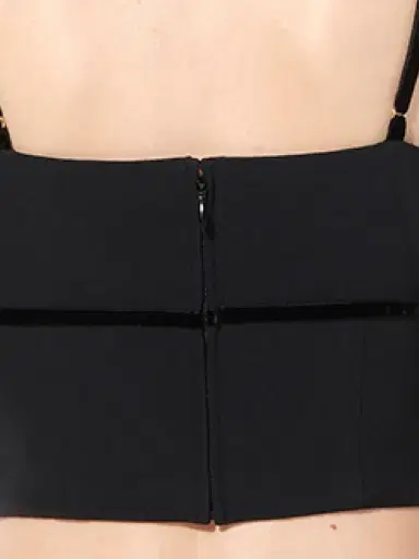 Alexander McQueen Leaf Crepe Top | Thumbnail 2