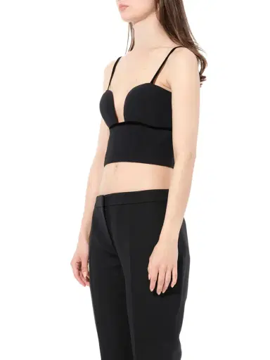 Alexander McQueen Leaf Crepe Top | Thumbnail 5