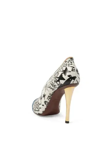 Lanvin Print V Neck Pump | Thumbnail 2 Lanvin Print V Neck Pump | Thumbnail 2