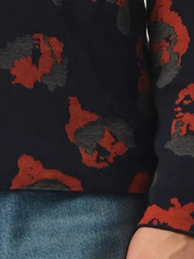 Lanvin Leopard Jacq Raw Sweatshirter | Thumbnail 2 Lanvin Leopard Jacq Raw Sweatshirter | Thumbnail 2