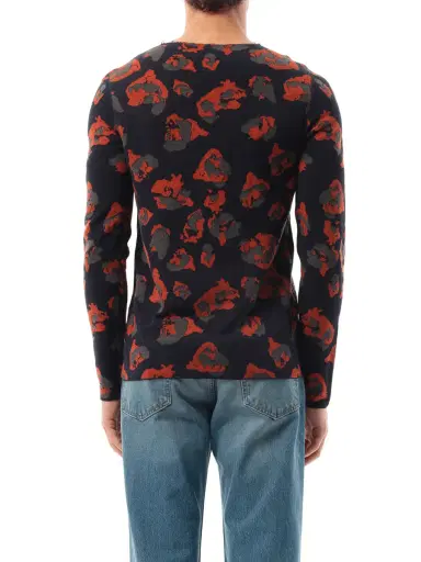 Lanvin Leopard Jacq Raw Sweatshirter | Thumbnail 6 Lanvin Leopard Jacq Raw Sweatshirter | Thumbnail 6