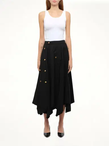 Loewe Gold Button Skirt | Thumbnail 4