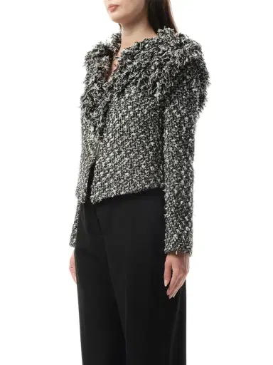 Lanvin Jacket in Tweed Grey | Thumbnail 5