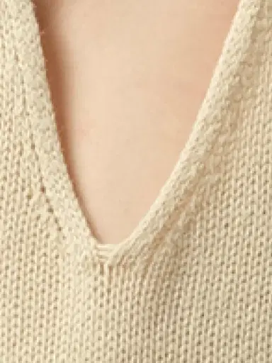 Lanvin Knitted Top in Ivory White | Thumbnail 3