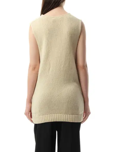 Lanvin Knitted Top in Ivory White | Thumbnail 6