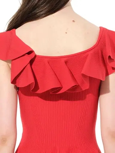 Alexander McQueen Stretch Mini Dress | Thumbnail 2 Alexander McQueen Stretch Mini Dress | Thumbnail 2