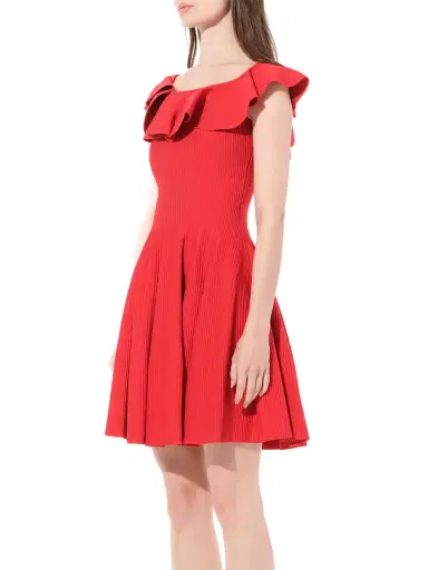 Alexander McQueen Stretch Mini Dress | Thumbnail 5 Alexander McQueen Stretch Mini Dress | Thumbnail 5