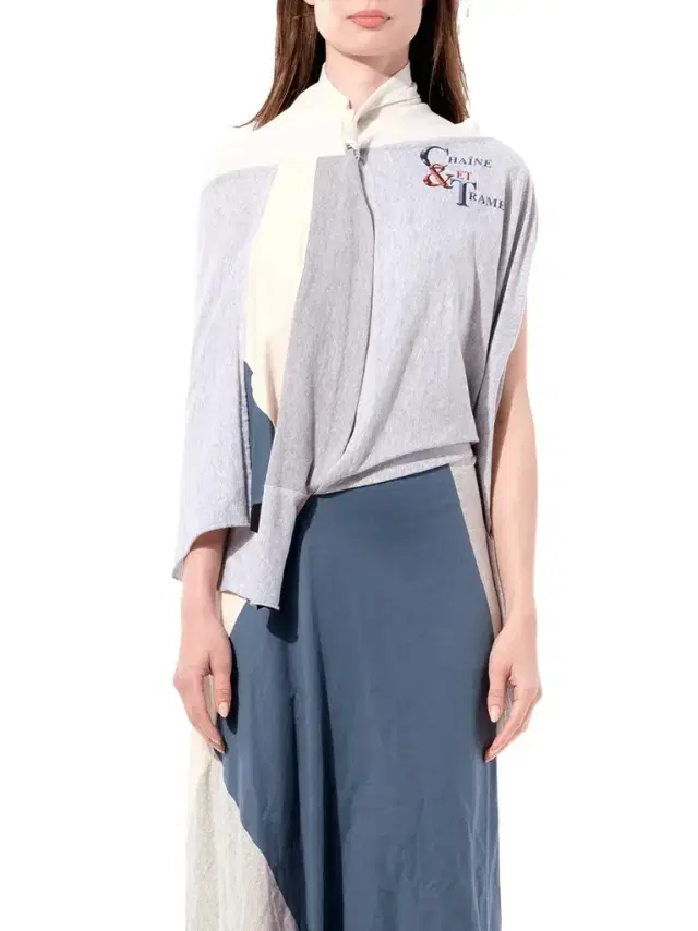 Balenciaga Asym Dress in Ecru White