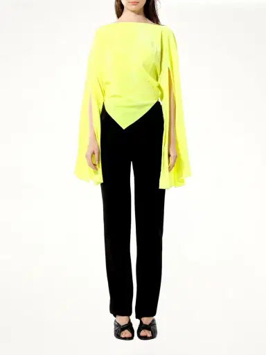 Balenciaga Crepe Top | Thumbnail 4 Balenciaga Crepe Top | Thumbnail 4