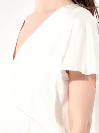 Balenciaga Breezy Romantic Short Sleeve Dress | Thumbnail 2 Balenciaga Breezy Romantic Short Sleeve Dress | Thumbnail 2