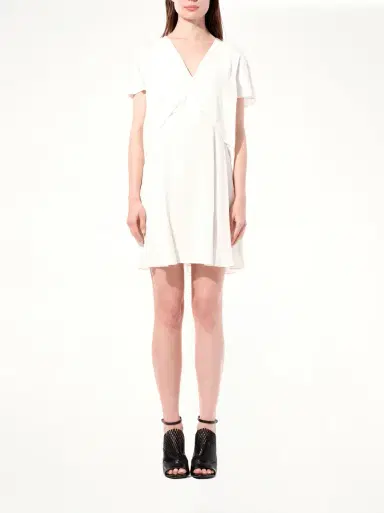 Balenciaga Breezy Romantic Short Sleeve Dress | Thumbnail 4 Balenciaga Breezy Romantic Short Sleeve Dress | Thumbnail 4