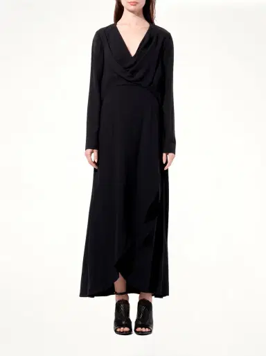 Balenciaga Breezy Long Sleeve Gown | Thumbnail 4 Balenciaga Breezy Long Sleeve Gown | Thumbnail 4