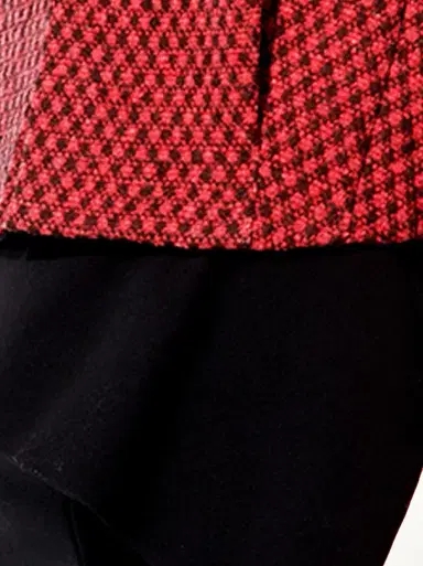 Balenciaga Tweed Jacket in Red/black | Thumbnail 2