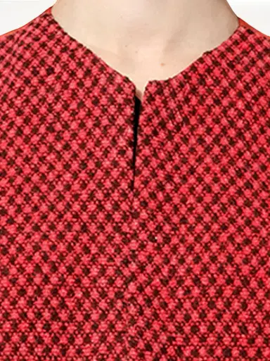 Balenciaga Tweed Jacket in Red/black | Thumbnail 3
