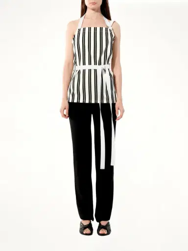 Balenciaga Chilien Top in Black/white Black | Thumbnail 4 Balenciaga Chilien Top in Black/white Black | Thumbnail 4