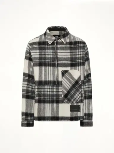 We11Done Check Anorak Wool Shirt | Thumbnail 3